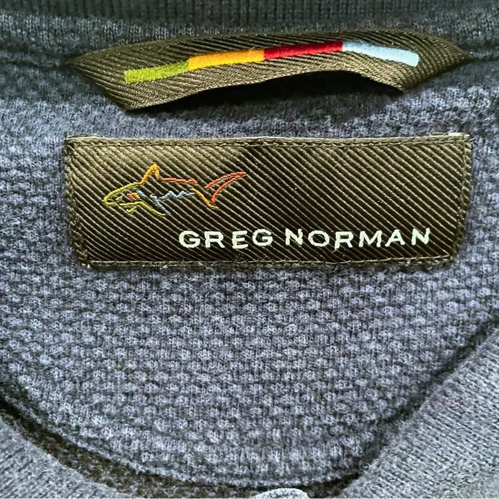 Greg Norman Collection Men's Black Polo Shirt - XXL